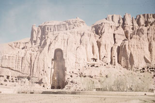 the destruction of the Buddhas of Bamiyan by the Taliban in 2001