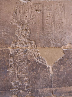 graffito of Esmet-Akhom, Philae temple, Egypt, dated 24th of August 394 AD, Philae 436